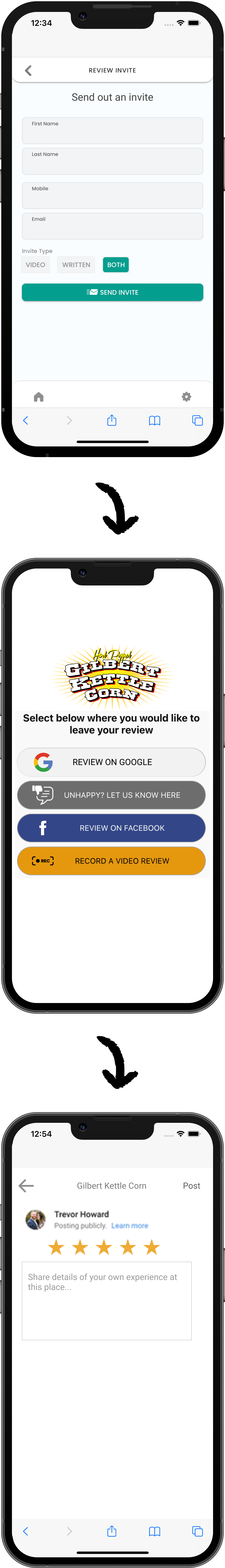Written Review Process Mobile